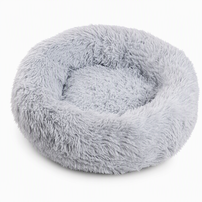 🐾 Cuccia Rotonda in Peluche per Cani e Gatti | Effetto Calmante e Caldo Sonno Profondo 💤 | Supporto Ortopedico e Fondo Antiscivolo 🛡️ | Lavabile, 40-90 cm 📏