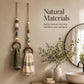 🪵Porta Asciugamani Decorativo con Anello in Legno e Perline 🧺 | Tieni a Portata di Mano i Teli in Cucina o Bagno | Stile Boho, 4 Varianti
