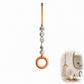 🪵Porta Asciugamani Decorativo con Anello in Legno e Perline 🧺 | Tieni a Portata di Mano i Teli in Cucina o Bagno | Stile Boho, 4 Varianti