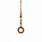🪵Porta Asciugamani Decorativo con Anello in Legno e Perline 🧺 | Tieni a Portata di Mano i Teli in Cucina o Bagno | Stile Boho, 4 Varianti
