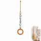 🪵Porta Asciugamani Decorativo con Anello in Legno e Perline 🧺 | Tieni a Portata di Mano i Teli in Cucina o Bagno | Stile Boho, 4 Varianti
