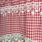 Tendina Country ⭐ con Pizzo Stellato | Più Privacy e Luce Naturale 🪟 | Design ad Arco, Facile da Installare | 3 Colori, 10 Misure 🌸