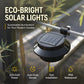 ☀️Lampada Solare LED da Esterno per Grondaia e Parete  | Zero Bolletta a Ricarica Solare 💡 | Impermeabile per Giardino e Recinzioni 🌧️ | Senza Cavi con 3 LED 🏡