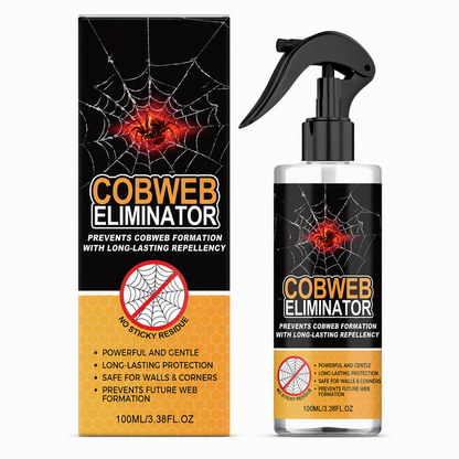 🕷️ Spray Rimuovi Ragnatele da 100 ml | Scioglie le Ragnatele al Contatto 🧼 | Pulizia di Angoli e Soffitti 🏠 | Formula Limpida Senza Residui 🛡️ | 100 ml ✨