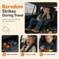 🧸 Gioco Sensoriale Impilabile per Bambini | 5 Pannelli Interattivi di Attività 🎈 | Bottoni e Ingranaggi da Far Girare ✨ | Bordi Arrotondati e Lisci 🛡️ | 10 cm, Portatile ✈️