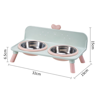 🐶🥣 Ciotole Rialzate e Staccabili per Animali | Protegge Collo e Colonna Vertebrale 🦴 | Ciotole Removibili Facili da Lavare 🧼 | per Gatti e Cani Piccoli-Medi 🐈🐕 | 4 Colori 🎨