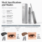👁️ Mascara Allungante con Scovolino in Metallo ✨ | Formula Waterproof Anti-Grumi e Anti-Sbavature 💧 | Definizione Precisa Ciglia per Ciglia | Nero e Marrone
