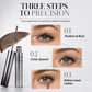 👁️ Mascara Allungante con Scovolino in Metallo ✨ | Formula Waterproof Anti-Grumi e Anti-Sbavature 💧 | Definizione Precisa Ciglia per Ciglia | Nero e Marrone