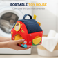 🏡 Casetta della Fattoria in Peluche per Bambini | 6 Zone di Gioco Interattive 🔄 | Pupazzi Animali per Storie e Fantasia 🐮 | Impara Lettere e Colori 🔤 | Maniglia Portatile ✈️