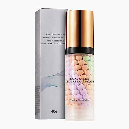 💄 Correttore Tricolore Idratante | Uniforma l'incarnato e Schiarisce le Occhiaie ✨ | Waterproof 24H, Anti-Sbavatura 💧 | Coprenza Modulabile e Leggera 🌟 | 40 g 🖤