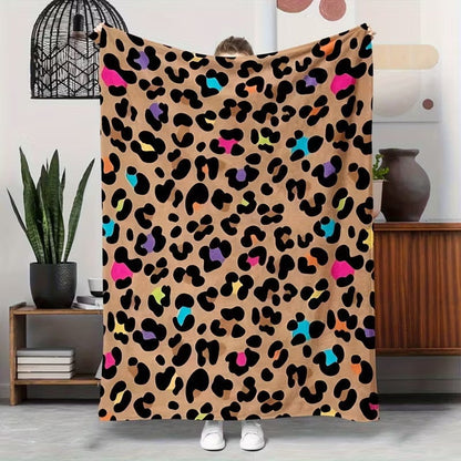 🐆Coperta Plaid Leopardata 🛋️ | Morbida, Calda e Leggera in Poliestere | 7 Fantasie, 4 Misure per Divano, Letto, Viaggio e Relax
