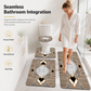 Set 4 Pezzi Tappeti Bagno in Simil-Cashmere Ultra Soffice 🛁✨ | Fondo Antiscivolo e Cuciture Rinforzate Anti-Perdita di Pelo ☁️ | Tappeto, WC a U, Copriwater e Runner