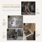 Set 4 Pezzi Tappeti Bagno in Simil-Cashmere Ultra Soffice 🛁✨ | Fondo Antiscivolo e Cuciture Rinforzate Anti-Perdita di Pelo ☁️ | Tappeto, WC a U, Copriwater e Runner
