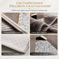 Set 4 Pezzi Tappeti Bagno in Simil-Cashmere Ultra Soffice 🛁✨ | Fondo Antiscivolo e Cuciture Rinforzate Anti-Perdita di Pelo ☁️ | Tappeto, WC a U, Copriwater e Runner