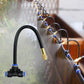 💧 Kit Irrigazione a Nebbia 360° | Ugelli in Ottone e Tubo 8 mm per Piante, Patio e Terrazzo 🌿
