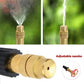 💧 Kit Irrigazione a Nebbia 360° | Ugelli in Ottone e Tubo 8 mm per Piante, Patio e Terrazzo 🌿