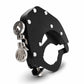 🏍️Blocco Acceleratore Meccanico per Moto 🛣️ | Supporto Compatto per Mantenere la Manopola, Regolabile e Sganciabile | Nero, 73 × 38 mm