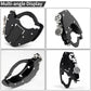 🏍️Blocco Acceleratore Meccanico per Moto 🛣️ | Supporto Compatto per Mantenere la Manopola, Regolabile e Sganciabile | Nero, 73 × 38 mm