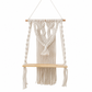 🪴 Mensola Sospesa in Macramè Boho | Intrecciata a Mano, Salvaspazio per Libri e Piante, Decorazione da Parete per Casa 🏡