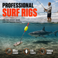 Terminali Pronti per Pesca dalla Spiaggia 🎣🌊 | Galleggianti in EVA, Ami Circle e Finale da 90 lb | Confezioni da 3 o 6