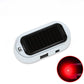 🚗Luce LED Solare Lampeggiante per Auto ☀️ | Si Attiva al Buio e Si Fissa Senza Cavi | Compatta, Luce Rossa o Blu