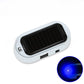 🚗Luce LED Solare Lampeggiante per Auto ☀️ | Si Attiva al Buio e Si Fissa Senza Cavi | Compatta, Luce Rossa o Blu