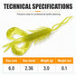 🦐 Esche Gambero Artificiali Galleggianti per Pesca 🎣 | Nuoto Realistico con Attrattivo e Dettagli Fluo ✨ | Silicone TPR Resistente ai Morsi 6cm 🌊 | Confezione da 8 Pezzi