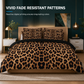 Set Copripiumino Leopardato con Federe 🐆🛏️ | Rinnova la Camera con Stampa Animalier | Microfibra Spazzolata, Zip Nascosta e Laccetti Interni