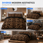 Set Copripiumino Leopardato con Federe 🐆🛏️ | Rinnova la Camera con Stampa Animalier | Microfibra Spazzolata, Zip Nascosta e Laccetti Interni
