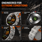 ⌚Smartwatch GPS + Beidou HT37 🛰️ | Chiamate Bluetooth, Battito e Sonno ❤️ | Torcia LED, Contapassi e Notifiche per Sport e Outdoor