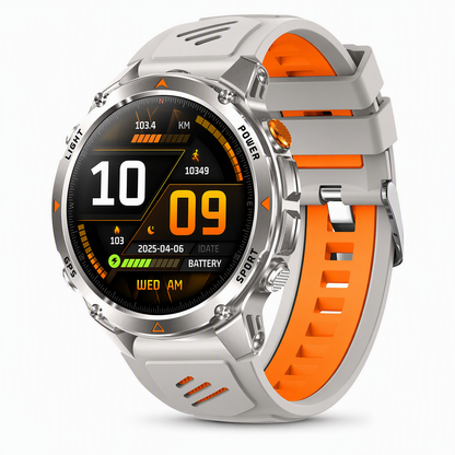 ⌚Smartwatch GPS + Beidou HT37 🛰️ | Chiamate Bluetooth, Battito e Sonno ❤️ | Torcia LED, Contapassi e Notifiche per Sport e Outdoor
