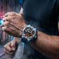 ⌚Orologio Sportivo da Uomo Analogico e Digitale 🌙 | Quadrante Luminoso, Cronometro e Sveglia per le Tue Giornate Attive | 6 Colori