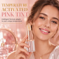 💄Balsamo Labbra Cambiacolore 🌸 | Tinta Rosa Reattiva alla Temperatura, Aloe, Vitamina E e Miele | Foglia d’Oro, 3,5 g