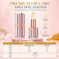 💄Balsamo Labbra Cambiacolore 🌸 | Tinta Rosa Reattiva alla Temperatura, Aloe, Vitamina E e Miele | Foglia d’Oro, 3,5 g
