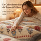 🛏️Piumino Invernale Double Face ❄️ | Lato Vellutato e Morbido Effetto Sherpa, Imbottitura Calda | 4 Misure e 6 Pesi