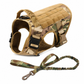 🐶Pettorina Tattica Regolabile per Cani 🛡️ | Nylon Resistente, Fodera Traspirante, Maniglia e Fibbie Metalliche | Taglie S–XL