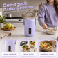 🍲 Mini Pentola Elettrica con Interno in Ceramica | Zuppe e Stufati in Piccole Porzioni, Comandi Touch ✨ | 900 ml, 500 W