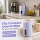 🍲 Mini Pentola Elettrica con Interno in Ceramica | Zuppe e Stufati in Piccole Porzioni, Comandi Touch ✨ | 900 ml, 500 W
