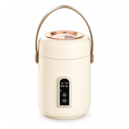 🍲 Mini Pentola Elettrica con Interno in Ceramica | Zuppe e Stufati in Piccole Porzioni, Comandi Touch ✨ | 900 ml, 500 W