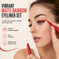 🌈Eyeliner Liquido Colorato Opaco 🎨 | Punta Fine per Linee Precise, Resistente ad Acqua e Sbavature | 12 Colori Disponibili