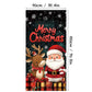 🎄 Copriporta Natalizio Decorativo 🎅 | Stampa HD Vivace di Babbo Natale ✨ | Tessuto in Poliestere Antipiega e Resistente ❄️ | Misura 90×180 cm per Ingresso e Feste 🚪