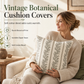 🌿Federa Decorativa Botanica Vintage 🛋️ | Poliestere con Cerniera Nascosta, Sfoderabile e Lavabile | 3 Fantasie, 6 Misure