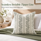 🌿Federa Decorativa Botanica Vintage 🛋️ | Poliestere con Cerniera Nascosta, Sfoderabile e Lavabile | 3 Fantasie, 6 Misure