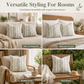 🌿Federa Decorativa Botanica Vintage 🛋️ | Poliestere con Cerniera Nascosta, Sfoderabile e Lavabile | 3 Fantasie, 6 Misure