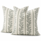 🌿Federa Decorativa Botanica Vintage 🛋️ | Poliestere con Cerniera Nascosta, Sfoderabile e Lavabile | 3 Fantasie, 6 Misure