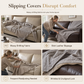 🛋️Copriseduta Antiscivolo per Divano ✨ | Tessuto Jacquard in Rilievo, Fondo con Particelle in Silicone | 4 Colori, 20 Modelli