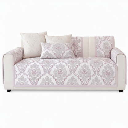 🛋️Copriseduta Antiscivolo per Divano ✨ | Tessuto Jacquard in Rilievo, Fondo con Particelle in Silicone | 4 Colori, 20 Modelli