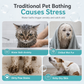 🐶Mousse Detergente Senza Acqua per Cani e Gatti🐱| Pelo e Zampe Puliti Senza Bagno, Ideale tra una Toelettatura e l’Altra | 120 ml🧼