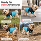 🐶Cappottino Invernale Imbottito per Cani ❄️ | Più Calore nelle Passeggiate, Anelli a D per il Guinzaglio | 4 Colori, Taglie XS–6XL