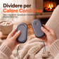 Scaldamani Ricaricabile Magnetico Divisibile 🔥🧤 | Due Unità da Tenere in Mano o Condividere | Portatile con Ricarica USB